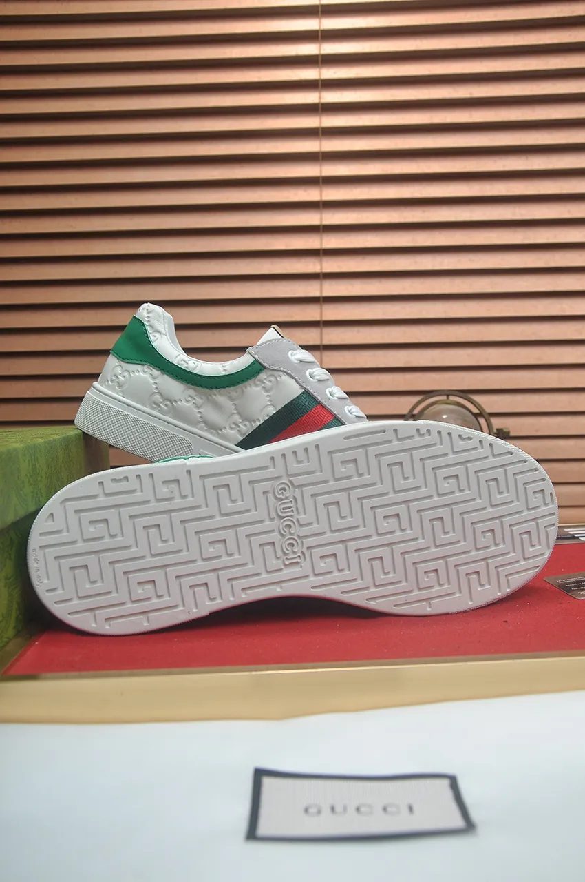 Men's men's shoes💰440💶[GUCCI] official website 1:1 men's sports shoes are now on the market. They are made of original fabric + water-dyed sheepskin lining, plus the official website original 1:1 comfortable outsole. Fashionable and versatile, super comfortable and breathable. Standard shoe size 38/45 (custom-made size 45 is non-refundable)